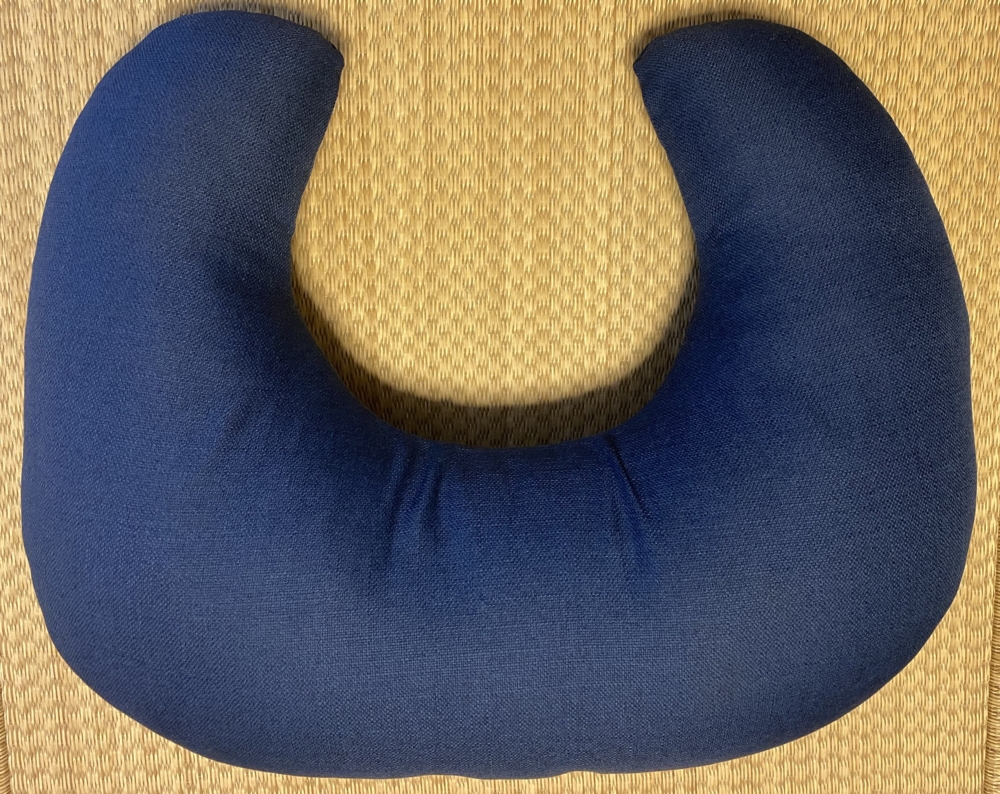 New! OKETANIらくらくクッション　～　へたらない　授乳クッション～　インディゴブルーのメイン画像
